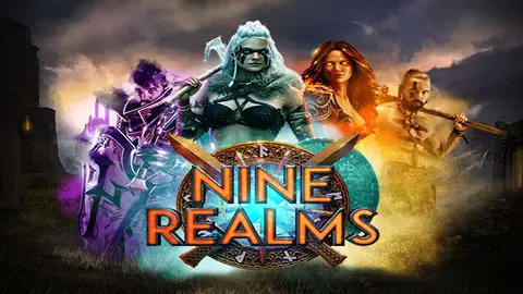 NINE REALMS slot logo