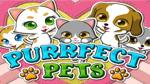 Purrfect Pets slot logo