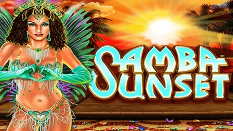 Samba Sunset slot logo