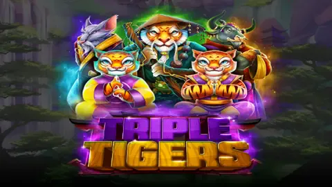 Triple Tigers slot logo