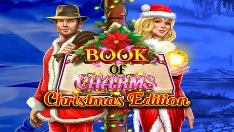 Book of Charms Christmas Edition slot logo