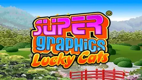 Super Graphics Lucky Cats slot logo