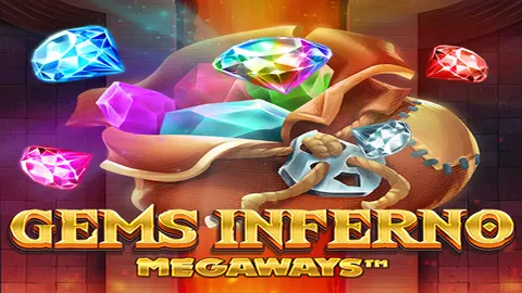 Gems Inferno Megaways  slot logo