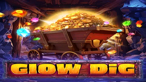 Glow Dig slot logo