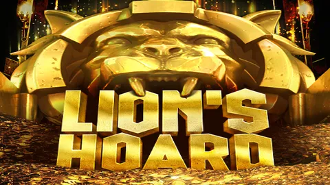 Lion's Hoard slot logo