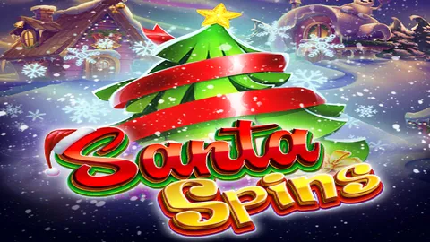 Santa Spins slot logo