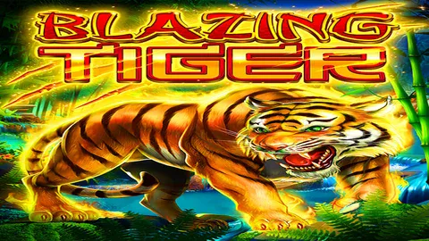 Blazing Tiger slot logo