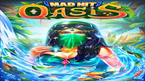 Mad Hit Oasis slot logo