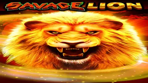 Savage Lion slot logo