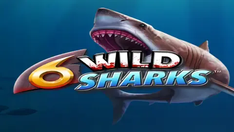 6 Wild Sharks slot logo