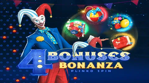 4 Bonuses Bonanza slot logo