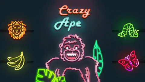 Crazy Ape slot logo