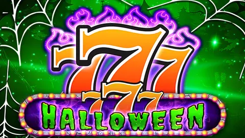 777 Halloween slot logo