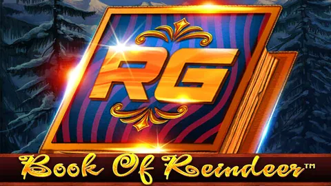 Book Of Reindeer slot logo