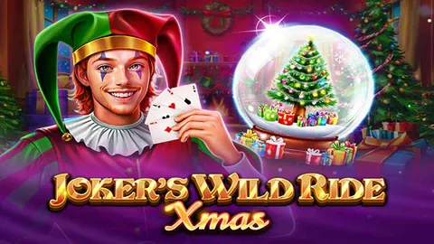 Joker’s Wild Ride – Xmas slot logo