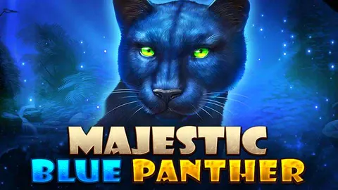 Majestic Blue Panther slot logo