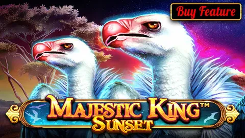 Majestic King – Sunset slot logo