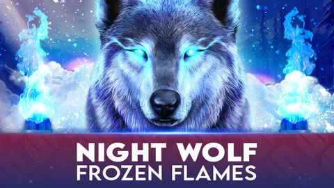 Night Wolf – Frozen Flames slot logo