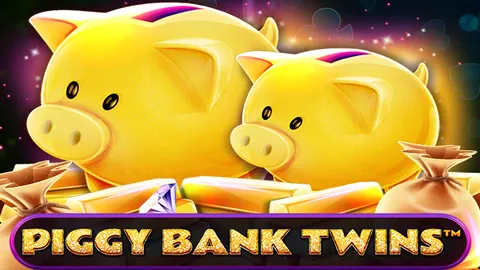 Piggy Bank Twins slot logo