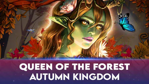 Queen Of The Forest – Autumn Kingdom slot logo