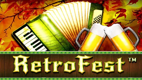 Retro Fest slot logo