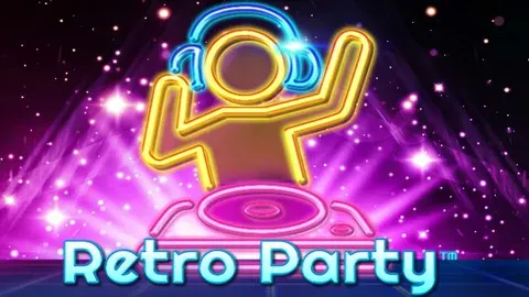 Retro Party slot logo