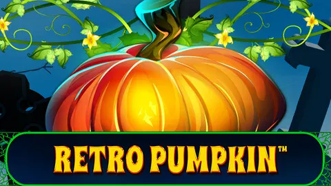 Retro Pumpkin slot logo