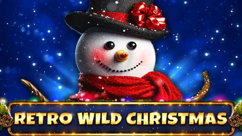 Retro Wild Christmas slot logo