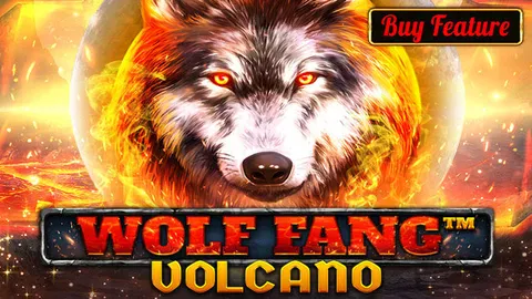 Wolf Fang – Volcano slot logo