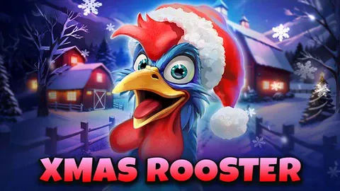 Xmas Rooster slot logo