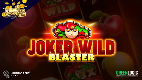 Joker Wild Blaster slot logo