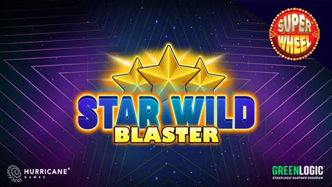 Star Wild Blaster slot logo