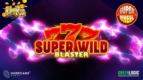 Super Wild Blaster slot logo