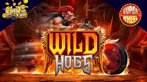 Wild Hogs slot logo