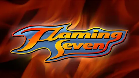 Flaming Seven slot logo