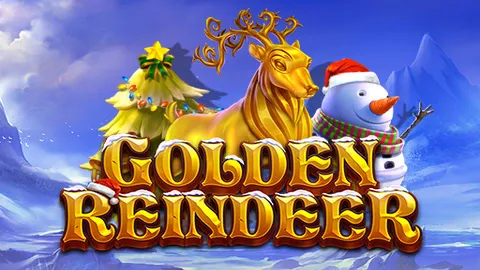 Golden Reindeer slot logo
