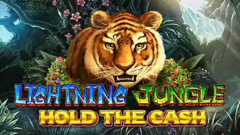 Lightning Jungle Hold the Cash slot logo