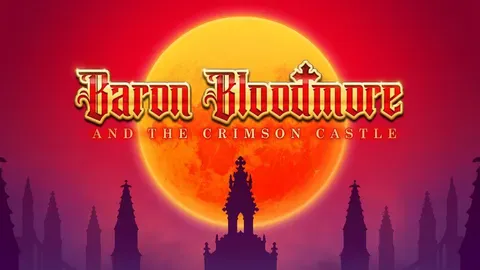 Baron Bloodmore and the Crimson Castle slot logo