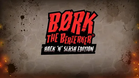 Børk the Berzerker Hack ‘N’ Slash Edition slot logo