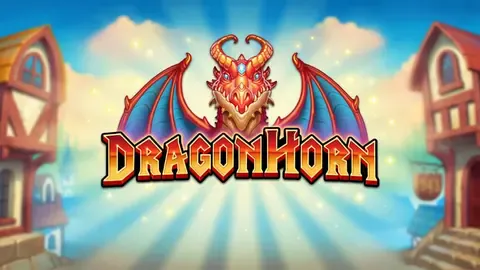 Dragon Horn slot logo