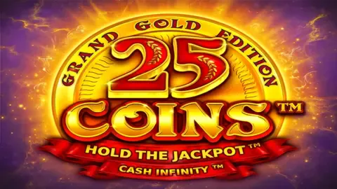 25 Coins Grand Gold Edition slot logo