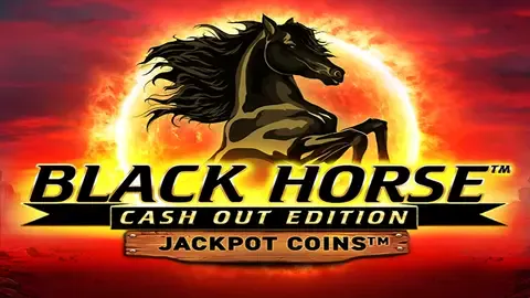 Black Horse Cash Out Edition slot logo