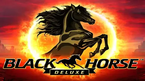 Black Horse Deluxe slot logo