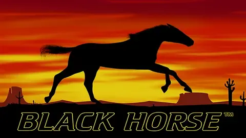 Black Horse slot logo