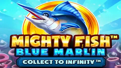 Mighty Fish: Blue Marlin slot logo
