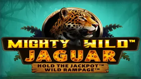 Mighty Wild: Jaguar slot logo