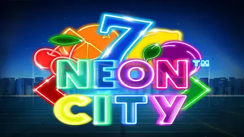 Neon City slot logo