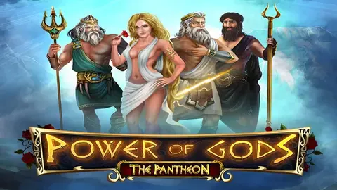 Power of Gods: The Pantheon slot logo