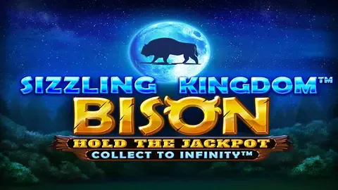 Sizzling Kingdom: Bison slot logo