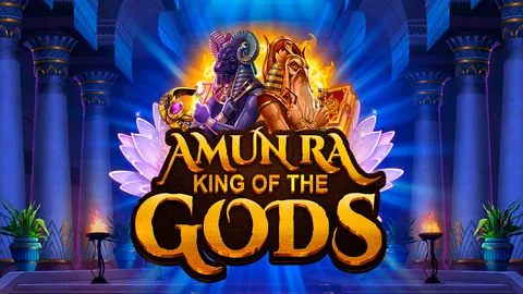 Amun Ra – King of the Gods slot logo